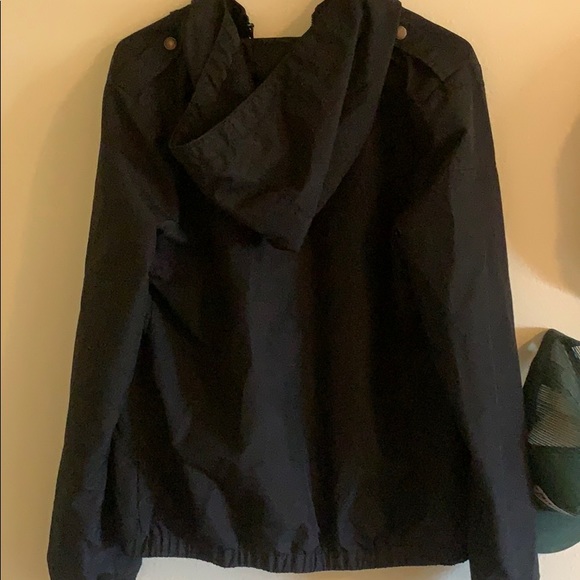 Black volcom rain jacket - Picture 2 of 2